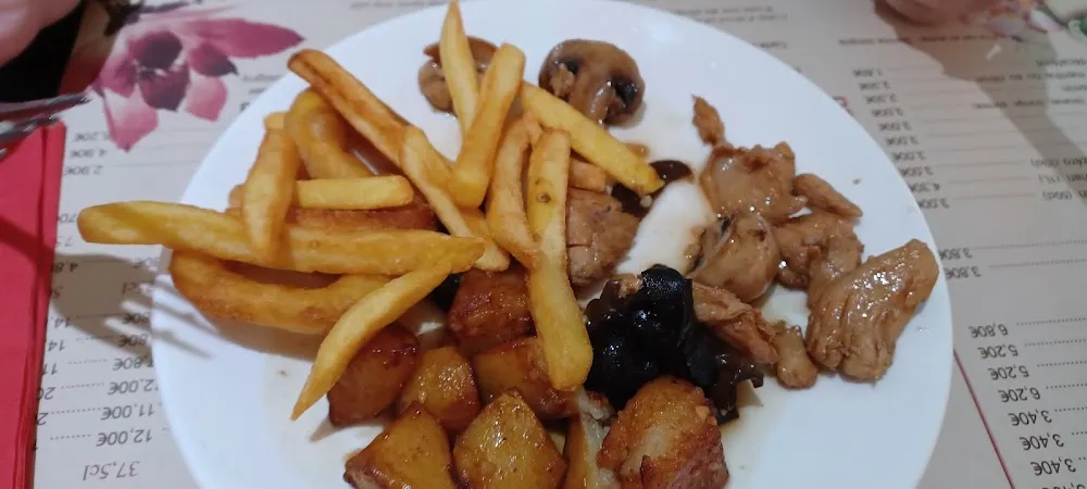 Frittes Pomme de Terre Champignons